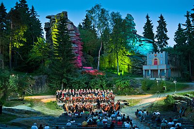 Sommer Open-Air-Konzert Greifensteine;
(FOTO © Dieter Knoblauch)